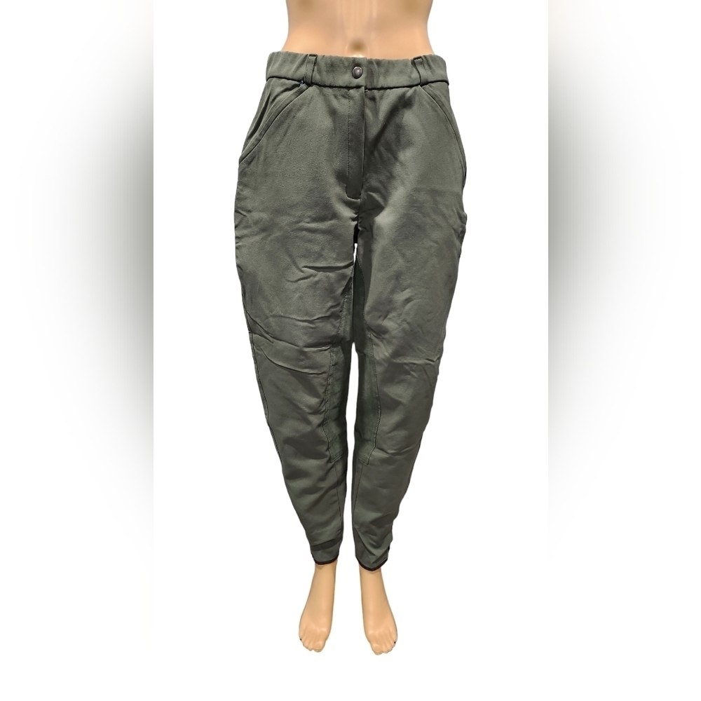 Trainer's Choice "Rachel" womens Equestrian Full Leather Seat Breeches Sz 32R - Picture 2 of 10